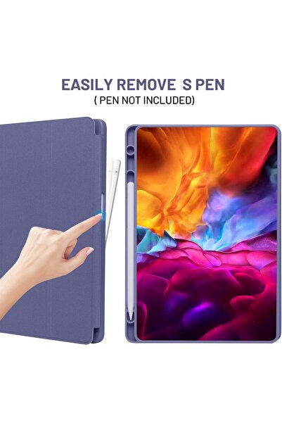 Generic جراب متوافق مع جهاز Samsung Galaxy Tab A9 Plus / A9+ 11 بوصة 2023، SM-X210/X216/X218، جراب مع قلم