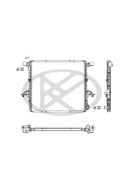 Koyorad Radiator, replacement filter set, Volkswagen AMAROK (2HA, 2HB, S1B, S6B, S7A, S7B, AGD)