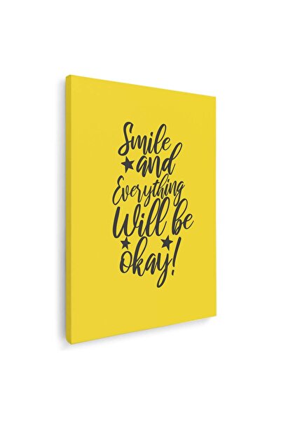 Tablou Canvas Tablou Zâmbește și totul va fi bine, cod 4409