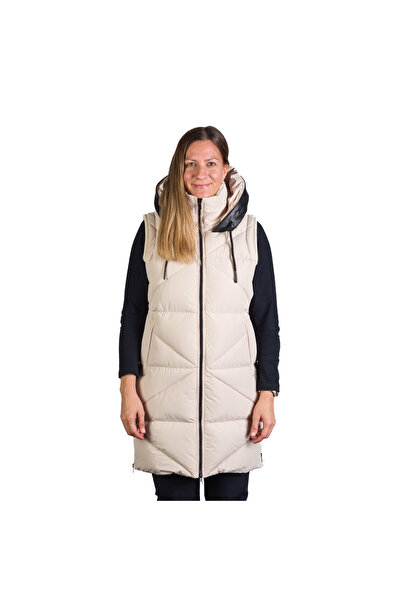 NORTHFINDER Women's warm quilted vest JERRI beige