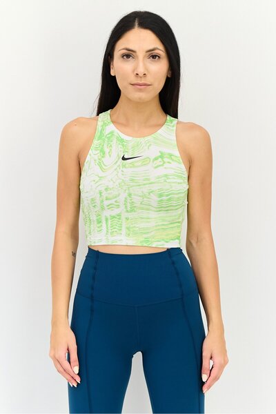 Nike قميص تدريب نسائي ضيق بدون أكمام، متعدد الألوان