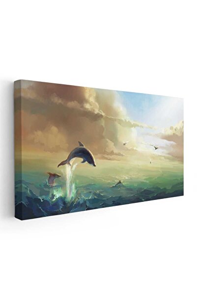 Tablou Canvas Tablou fantezie pictura delfin, cod 1742-1