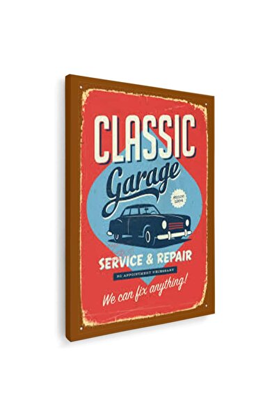 Tablou Canvas service reparatii auto vintage, cod 3216