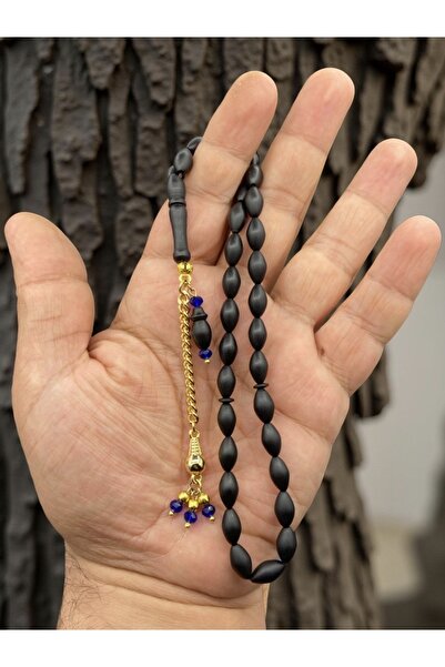 Kt 6x10 mm ALMAN FİBER TESBİH ALTIN KAPLAMA PÜSKÜLLÜ