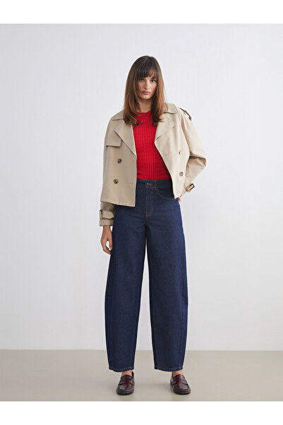 LC Waikiki Indigo Balloon Fit Women's Jean Pants