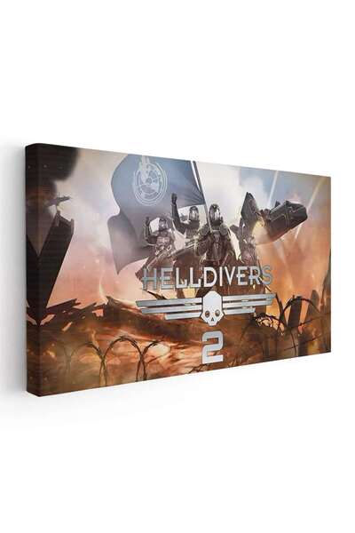 Tablou Canvas Tablou Helldivers II Tablou jocuri, cod 3845