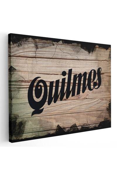 Tablou Canvas logo Quilmes vintage, cod 4090