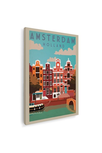 Tablou Canvas Tablou Amsterdam vintage, cod 5410