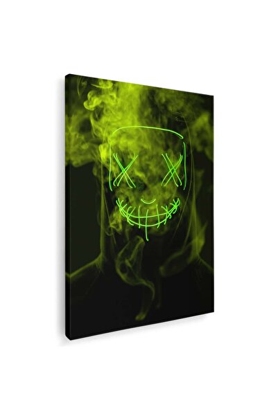 Tablou Canvas Tablou barbat ascunzandu-si fata in nor de fum, cod 4365