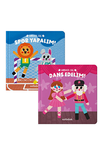 Neobebek Harekete Geç Serisi - 2 Adet Oyunlu Kitap