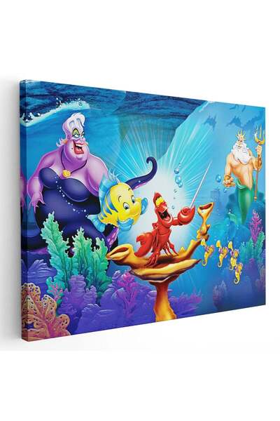 Tablou Canvas Mica Sirena desene animate, cod 2218