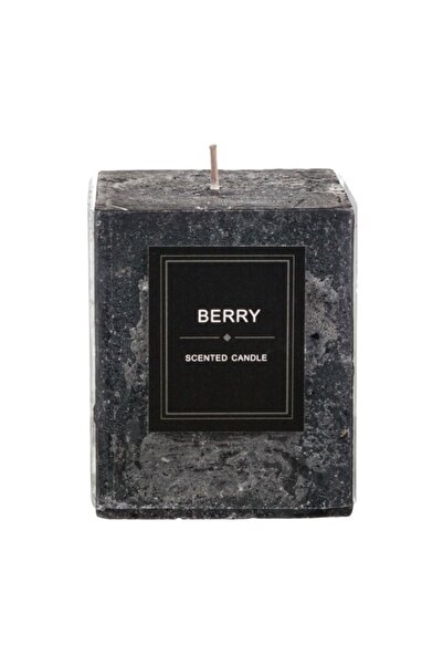 DavidaHome Lumanare decorativa parfumata, patrata, cu aroma de fructe de padure