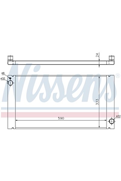 Nissens Radiator, replacement filter set, MINI COUNTRYMAN (R60)