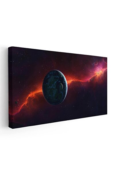 Tablou Canvas Tablou peisaj cosmic fantezie planete nebuloasa, cod 5341