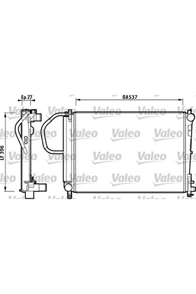 VALEO Radiator Racire Motor Chrysler Voyager 4