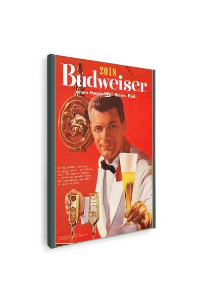 Tablou Canvas bere Budweiser vintage, cod 3991