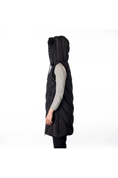 NORTHFINDER Women's insulated vest in trendy style VELDA black