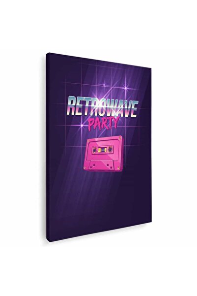 Tablou Canvas Tablou muzica Retrowave Party vintage, cod 5369