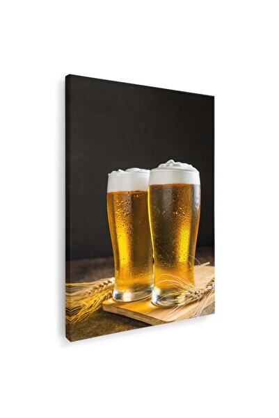 Tablou Canvas Tablou pahare bere spice grau, cod 4075