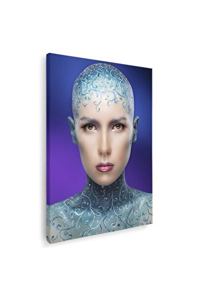 Tablou Canvas Tablou portret femeie cu machiaj creativ, cod 4315