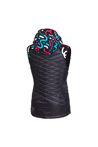 NORTHFINDER Women's insulating ski-touring vest Primaloft® JAVOROVA 1 multicolorprint