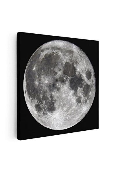 Tablou Canvas Tablou vedere satelit Luna detaliu, cod 5345