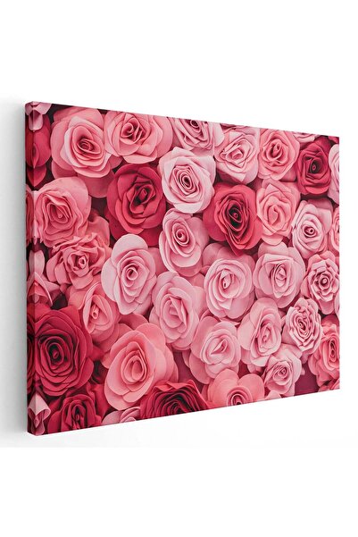 Tablou Canvas Tablou flori trandafiri roz, cod 2617