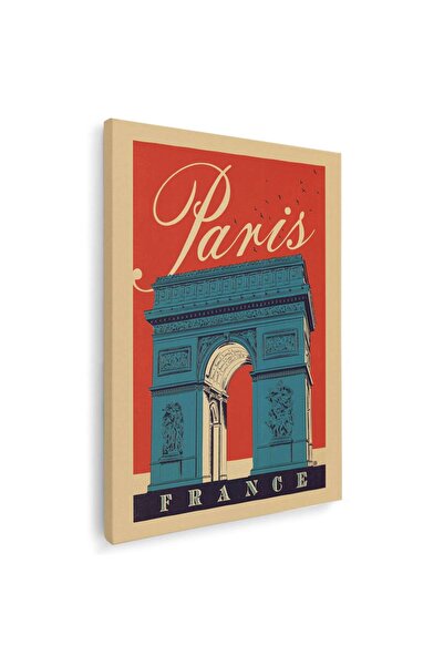 Tablou Canvas Paris France vintage, cod 5401