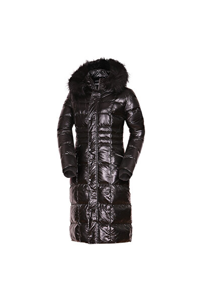 NORTHFINDER Jachetă strălucitoare pentru femei STARLA neagră