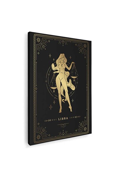 Tablou Canvas Tablou zodia balanta auriu, cod 2723