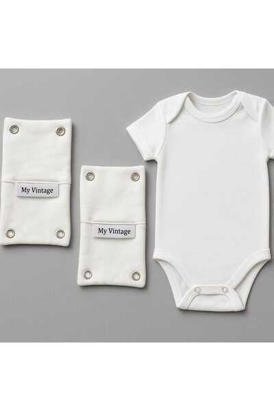 a02teks 2 Pieces of Body Harness Extension Apparatus with 2 Snaps (8.5mm)