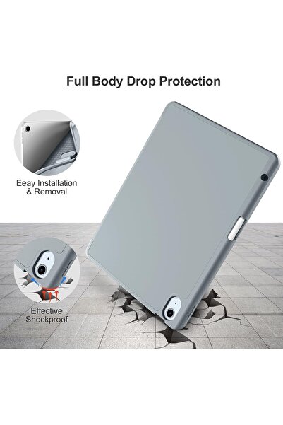 Generic جراب Akkerds متوافق مع iPad Air 11 بوصة من الجيل السابع/السادس (M3/M2) 2025/2024، لجهاز iPad Air 5