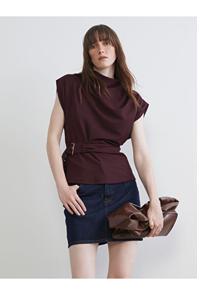 LC Waikiki Блестящи избори от Shining Store | Блуза с яка и колан