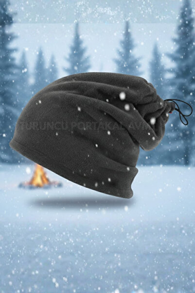 Limon Socks Women's Men's Winter Fleece Anti-Pilling Cold-Proof (Set of 2) Hat - Neck Gaiter