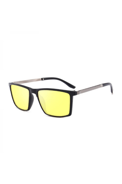 Rovitech Set of polarizing glasses for day/night with case and pouch, PC + metal frame, 140 x 140 x 44 mm