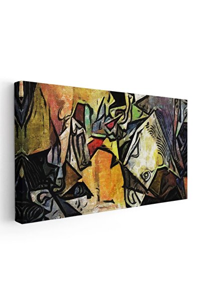 Tablou Canvas Tablou pictura forme geometrice stil cubism, cod 2119