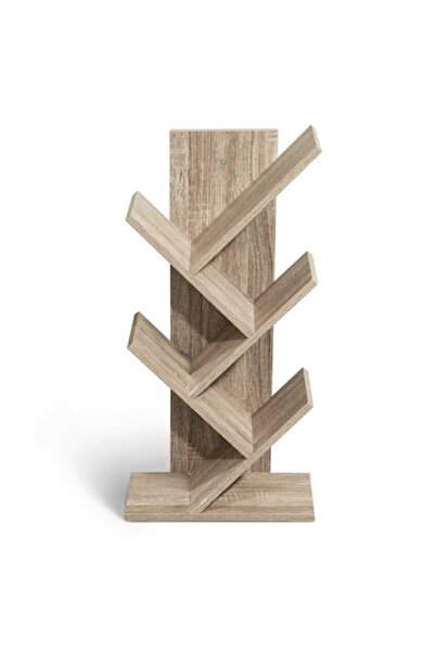 SHOPIENS Raft din lemn MDF, 5 rafturi, 30x17x59 cm - MYONNA