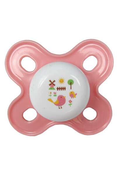 Primii Pasi Διακοσμημένη πιπίλα σιλικόνης για νεογέννητα, 0L+