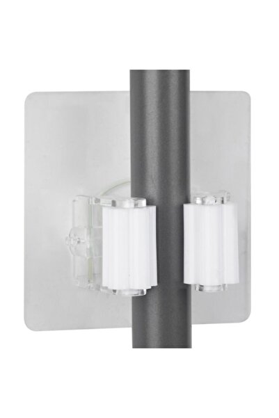 SHOPIENS Transparent Self-Adhesive Hook, 3 kg, 8x8 cm, Plastic