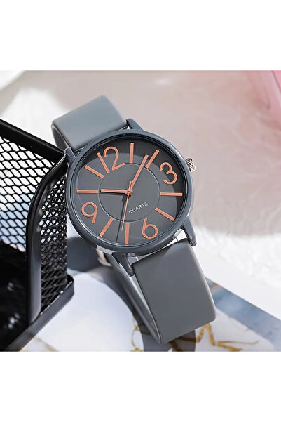 SERARES Gray Color, Silicone Cord, 38mm Women's Watch