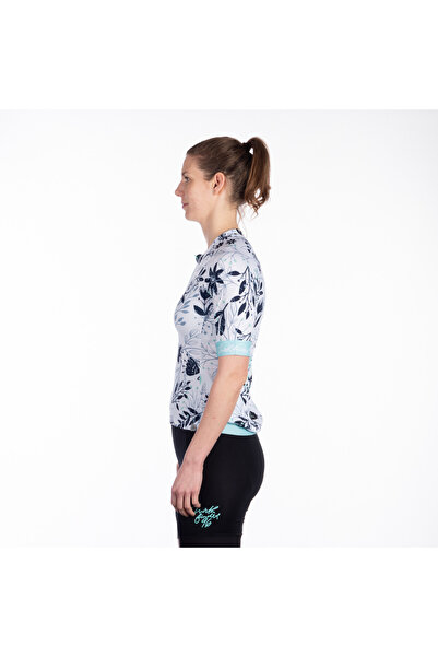 NORTHFINDER Women's full-zip cycling T-shirt TR-4900MB MARGARET florals