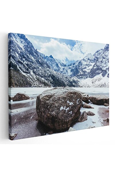 Tablou Canvas Tablou peisaj munte iarna, cod 3025