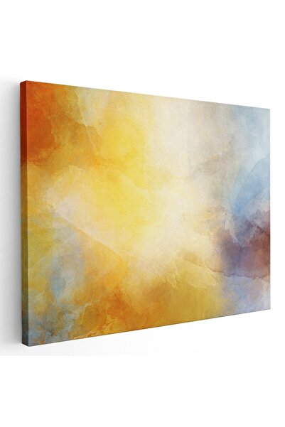 Tablou Canvas abstract pictura acuarela multicolor, cod 1228