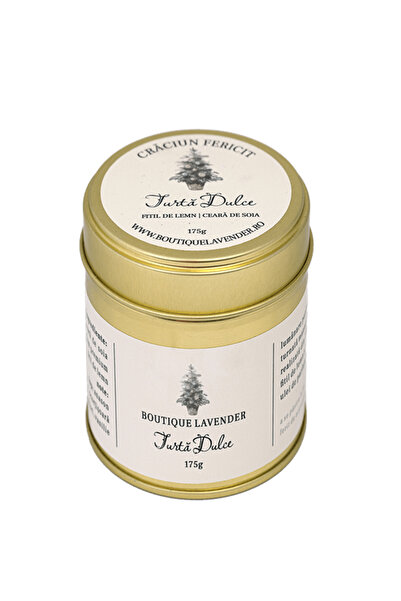 Boutique Lavender Lumânare parfumată de Crăciun 175g Turtă dulce
