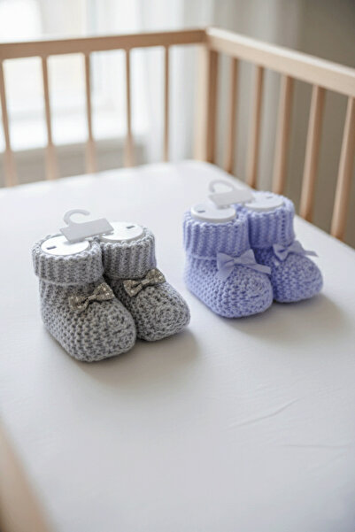 caramini حذاء | |   زوجان من الجوارب المحبوكة للأطفال على شكل فيونكة | |   طق...