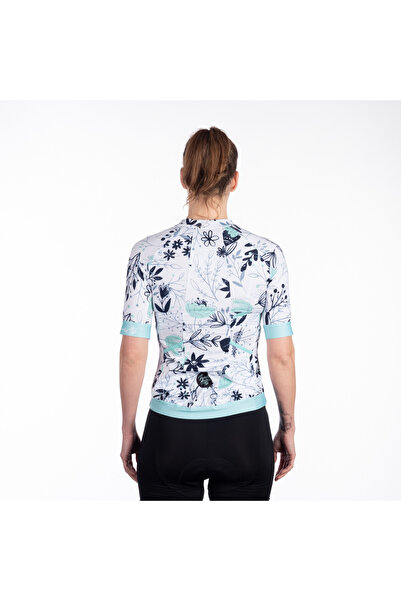 NORTHFINDER Women's full-zip cycling T-shirt TR-4900MB MARGARET florals