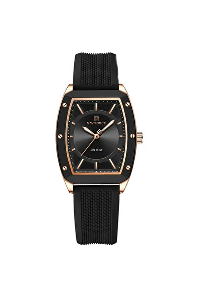 Naviforce 5049 Γυναικείο Ρολόι Μαύρο-Χρυσό - Αναλογική Οθόνη, Μοντέρνο, Casua...