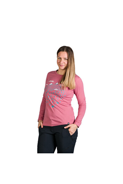 NORTHFINDER Tricou turist pentru femei din bumbac DEANN roz
