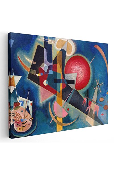 Tablou Canvas Tablou pictura In albastru de Kandinsky, cod 2074