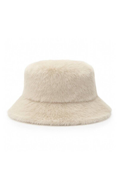 THEIA WEAR Beige Plush Hat